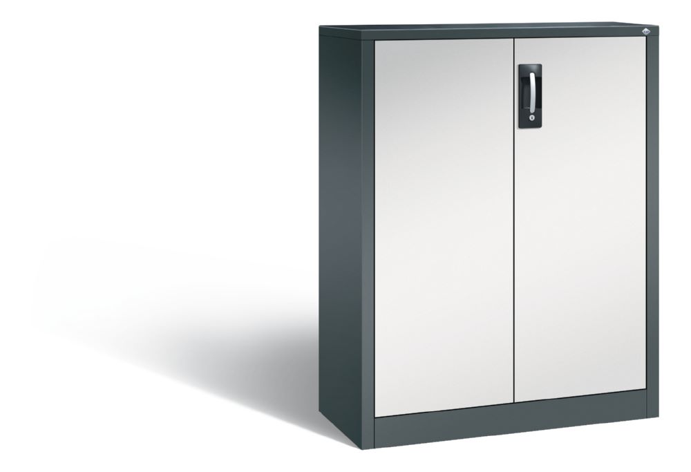 Produktbild C+P Werkstattschrank 2 Böden Last 70 kg dunkelgrau 930 x 400 x 1200 mm