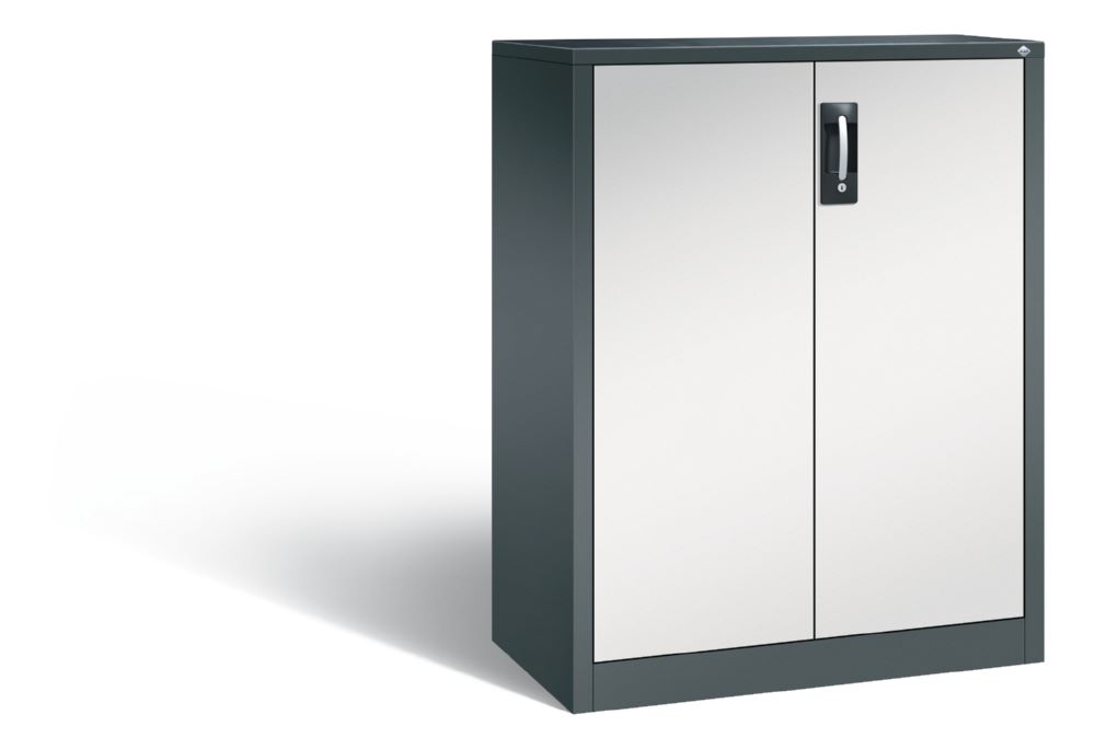 Produktbild C+P Werkstattschrank 2 Türen in lichtgrau 930 x 500 x 1200 mm