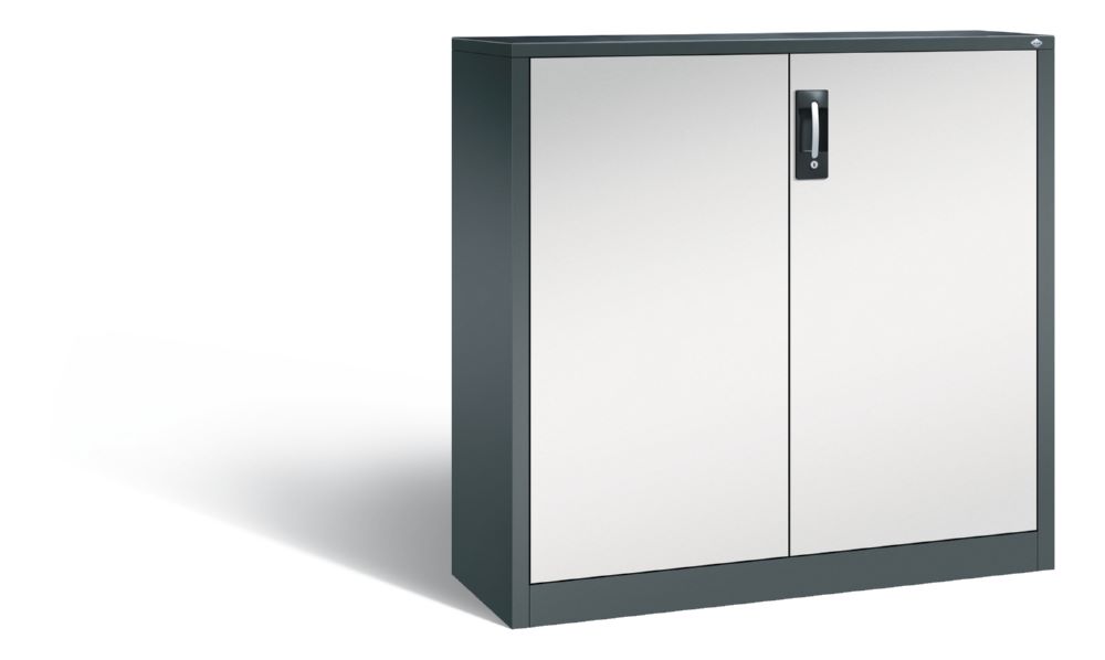 Produktbild C+P Werkstattschrank 2 flexible Fachböden anthrazit lichtgrau 1200 x 400 x 1200 mm