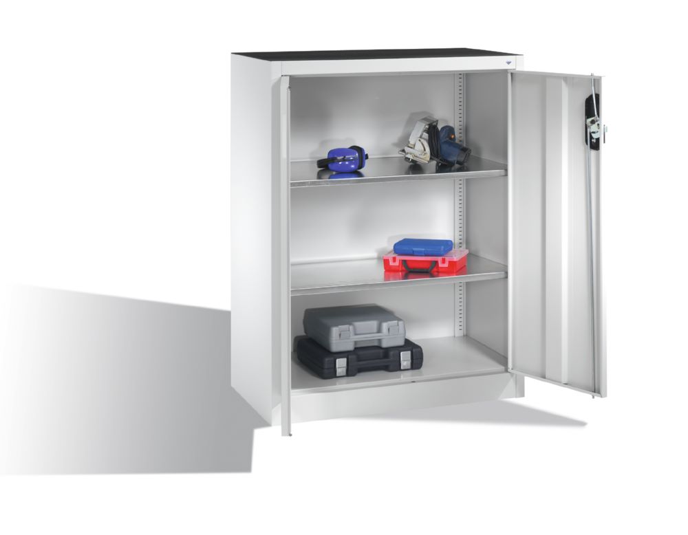 Produktbild C+P Werkstattschrank 2 Böden Last 70 kg lichtgrau 930 x 400 x 1200 mm bild 3