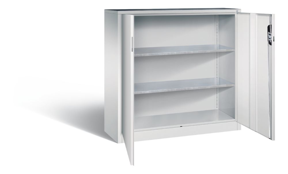 Produktbild C+P Werkstattschrank 2 flexible Fachböden lichtgrau 1200 x 400 x 1200 mm bild 2
