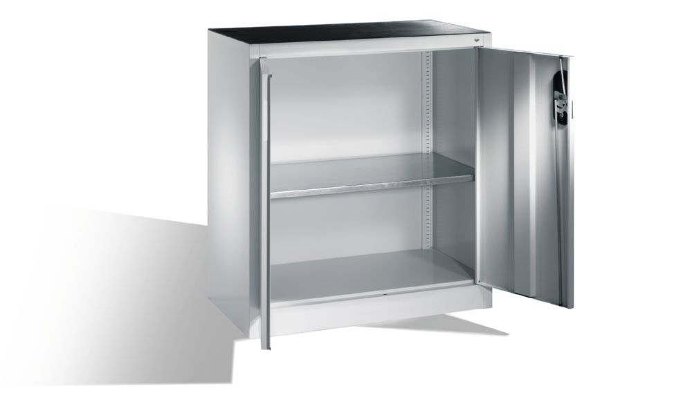 Produktbild C+P Werkstattschrank mit Flügeltüren lichtgrau 930 x 400 x 1000 mm bild 2
