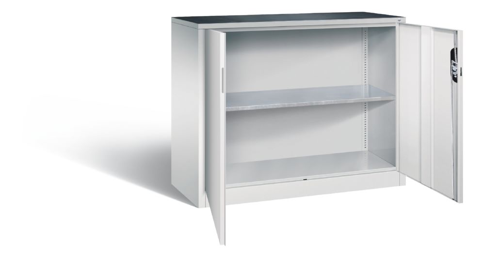 Produktbild C+P Werkstattschrank 1 flexibler Fachboden lichtgrau 1200 x 500 x 1000 mm bild 2