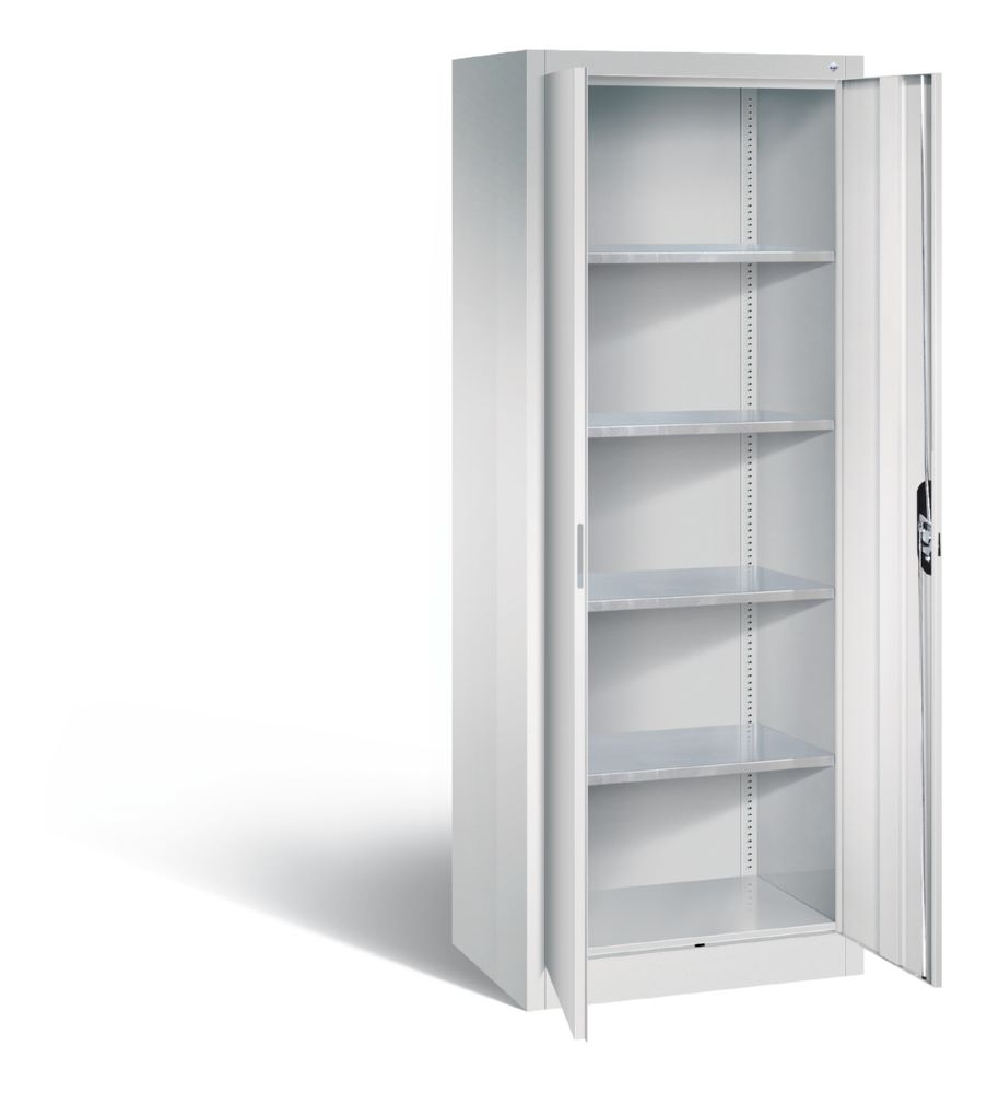 Produktbild C+P Werkstattschrank Serie 89 4 Einlegeböden lichtgrau 700 x 500 x 1950 mm bild 2