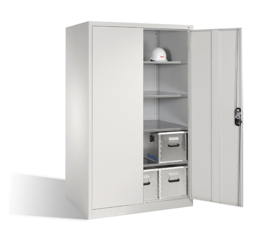 Produktbild C+P Werkstattschrank H 1950 x B 1200 x T 800 mm in lichtgrau bild 3
