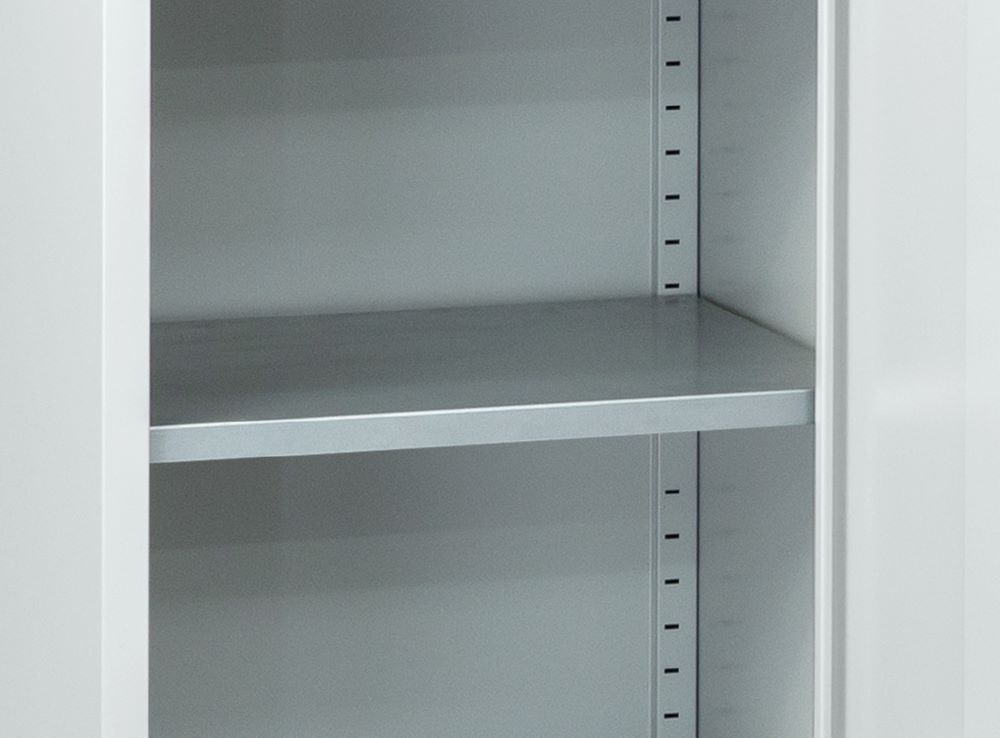 Produktbild C+P Werkstattschrank mit Fächerböden lichtgrau anthrazit 500 x 500 x 1000 mm bild 4