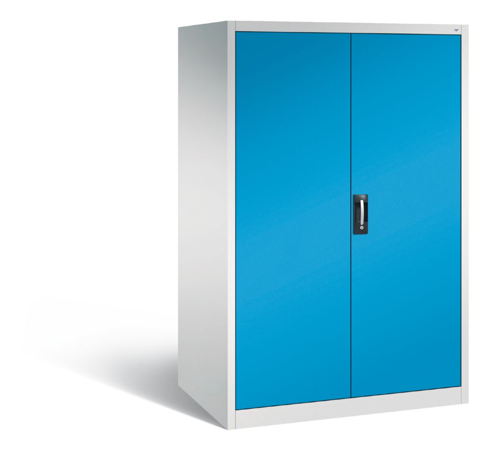 Produktbild C+P Werkstattschrank Serie 89 1950 x 1200 x 800 mm lichtgrau lichtblau