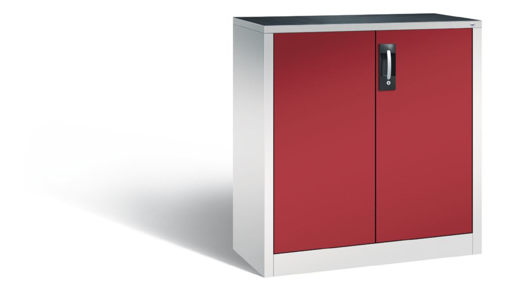 Produktbild C+P Werkstattschrank mit Flügeltüren rubinrot 930 x 400 x 1000 mm