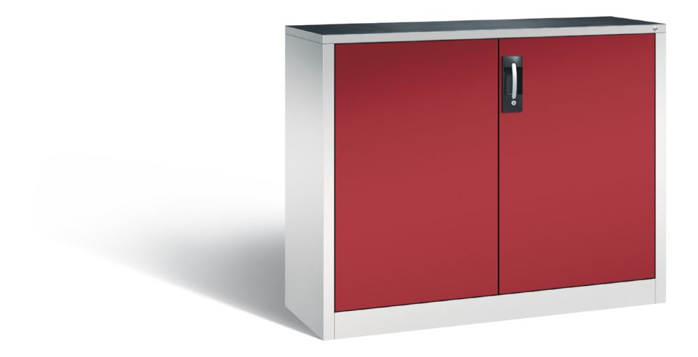 Produktbild C+P Werkstattschrank ohne Füße rubinrot grau 1200 x 400 x 1000 mm