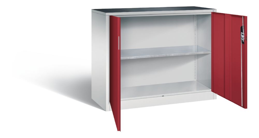 Produktbild C+P Werkstattschrank 1 flexibler Fachboden rubinrot 1200 x 500 x 1000 mm bild 2