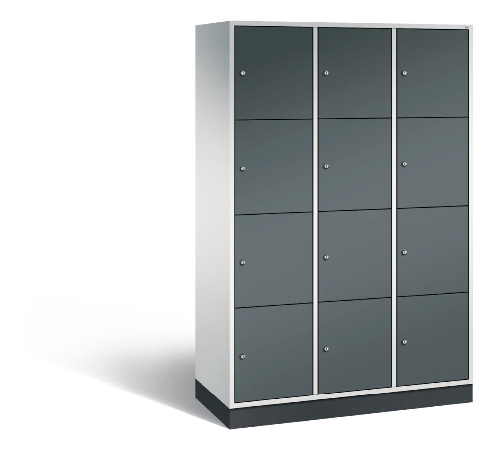 Produktbild C+P XL Schließfachschrank Intro H 1950 x B 1220 x T 490 mm 12 Fächer