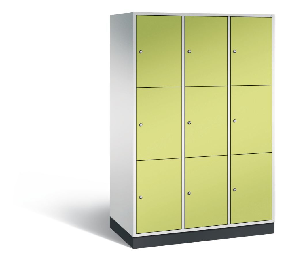 Produktbild C+P XL Schließfachschrank Intro 1950 x 1220 x 590 mm 3 Abteile mit 3 Fächern