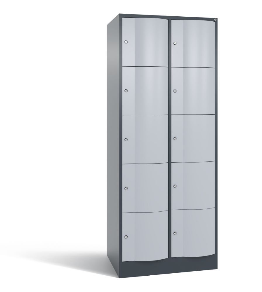 Produktbild C+P XL Schließfachschrank Resisto 10 Fächer H 1950 x B 772 x T 640 mm