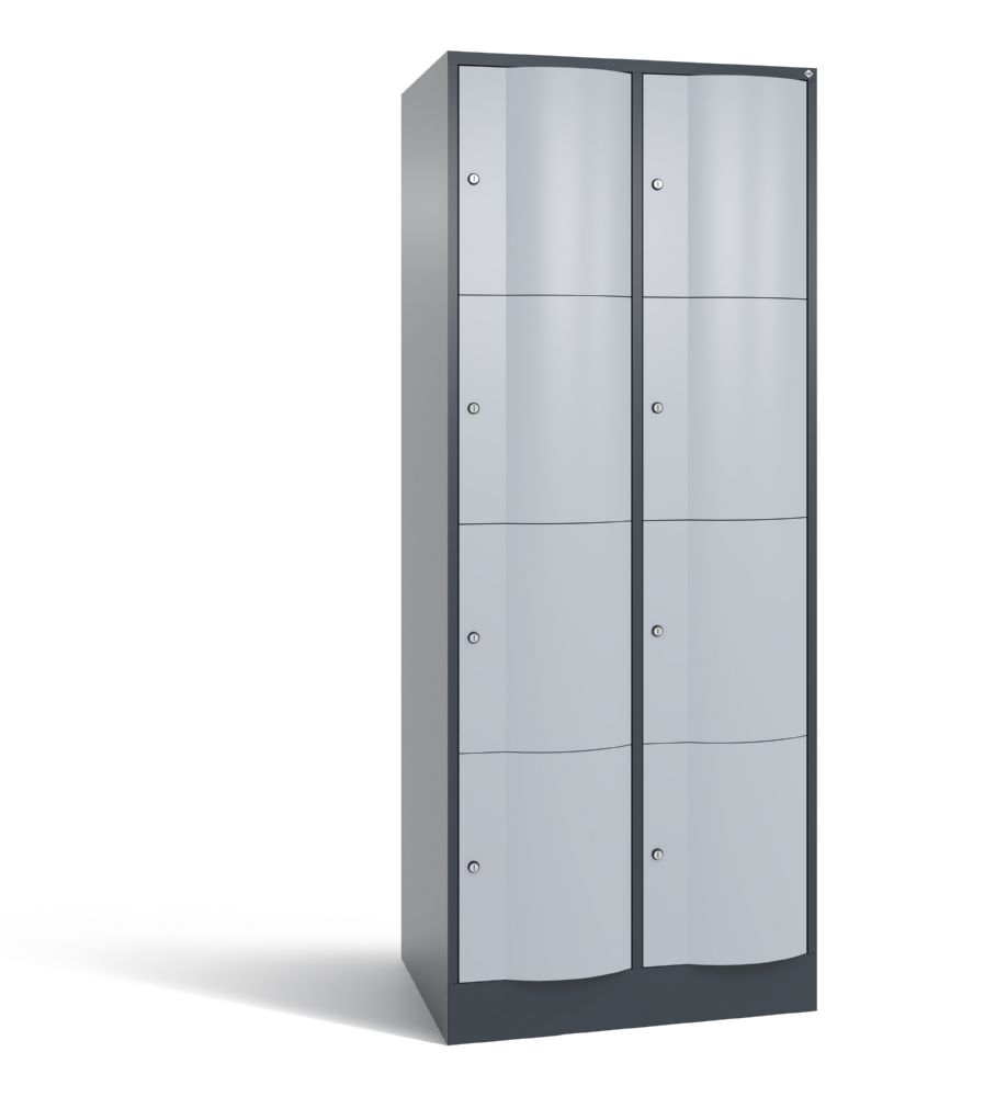 Produktbild C+P XL Schließfachschrank Resisto H 1950 x B 772 x T 640 mm 8 Fächer