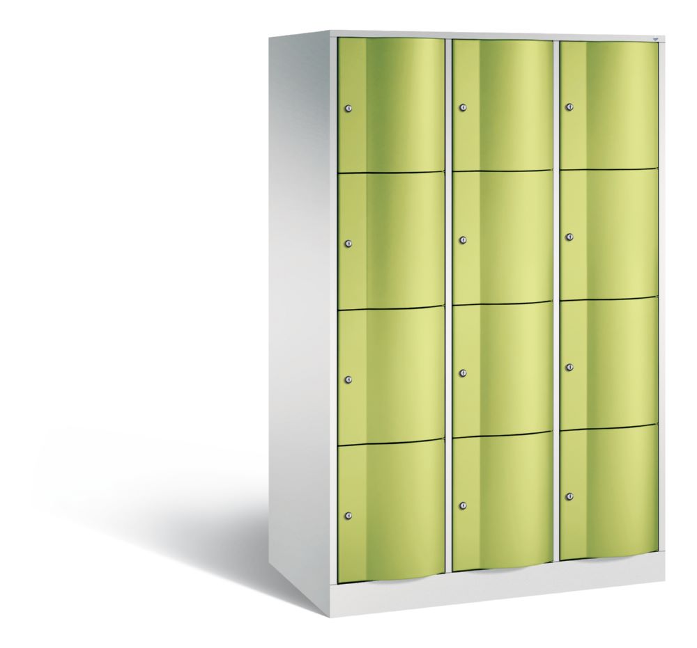 Produktbild C+P XL Stahl Schließfachschrank Resisto 12 Fächer 1950 x 1148 x 640 mm