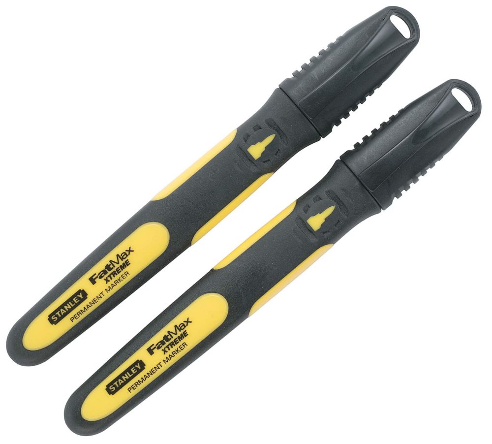 Produktbild Stanley FATMAX Permanentmarker FatMax schwarz fein 2St.
