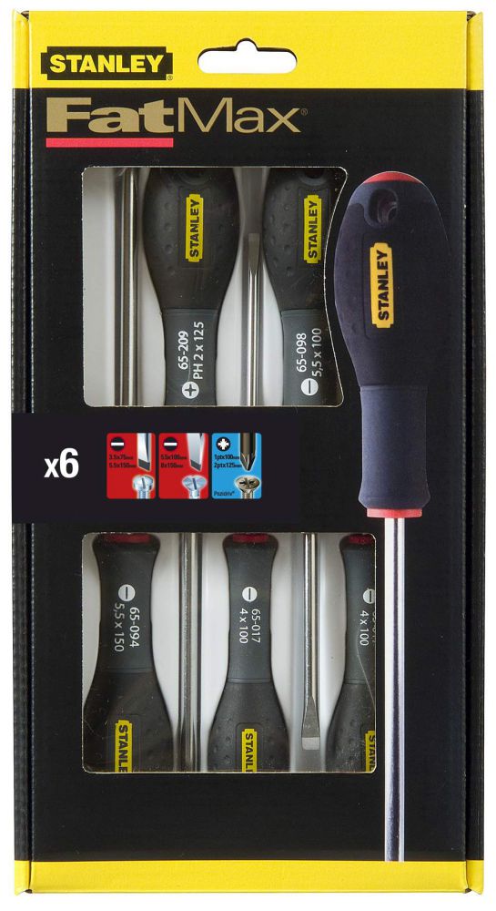 Produktbild Stanley FATMAX Schraubendreher-Set FatMax 5-tlg Schl./Par./PZ