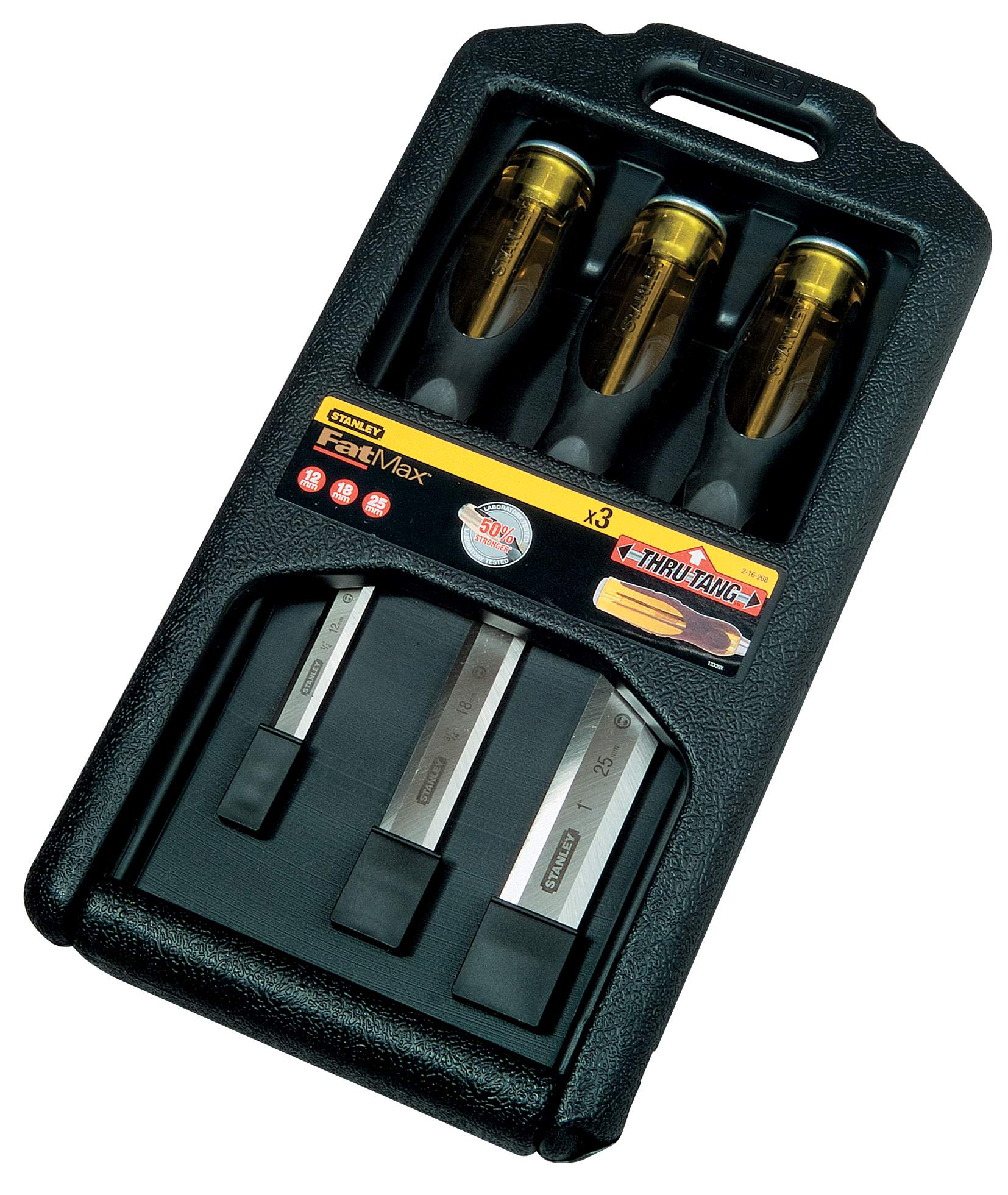 Produktbild Stanley FATMAX Stechbeitel-Satz, FatMax, 3-tlg, 12-25mm