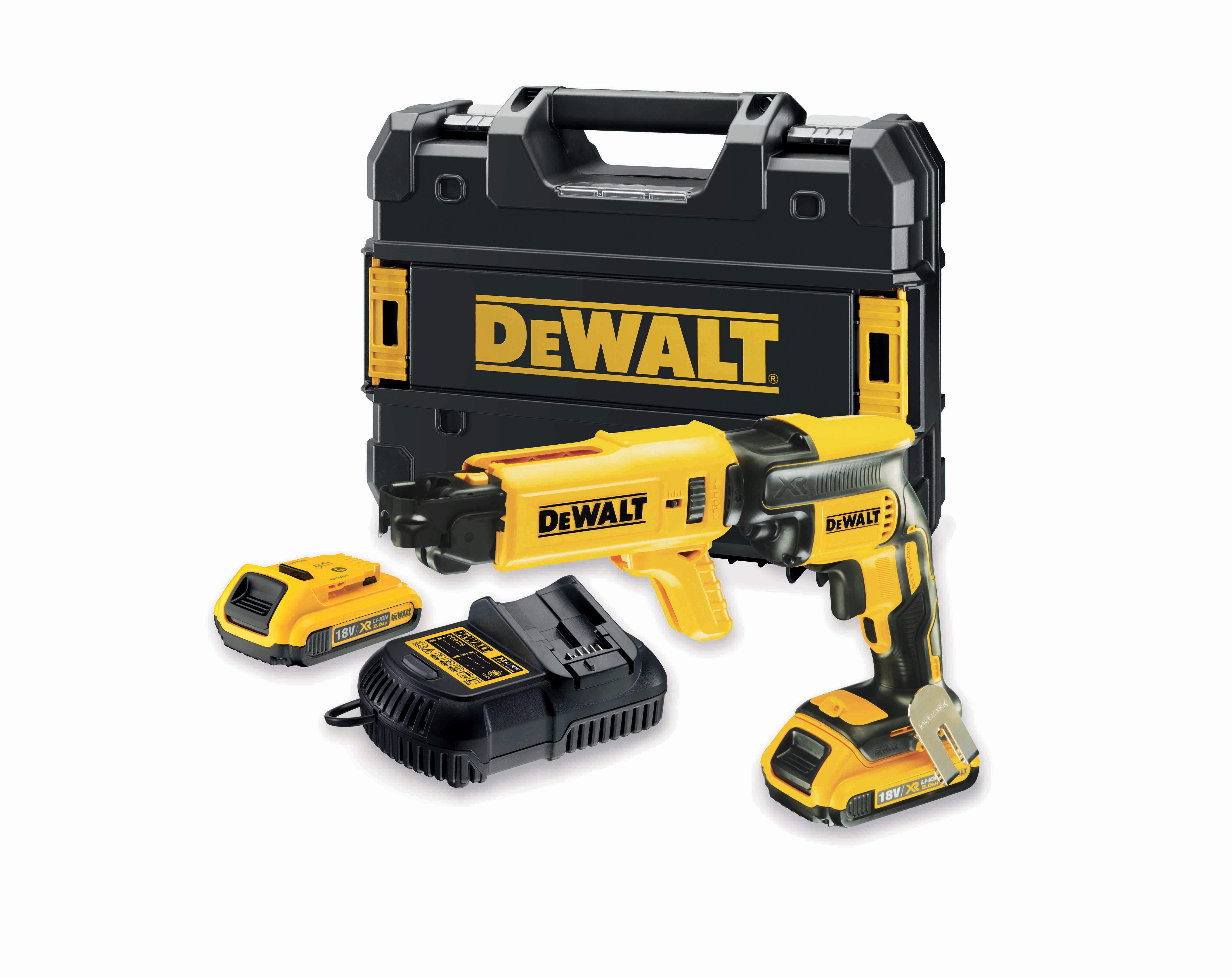 Produktbild DeWALT Akku-Schnellbauschr.-Set 18 V / 2 Ah