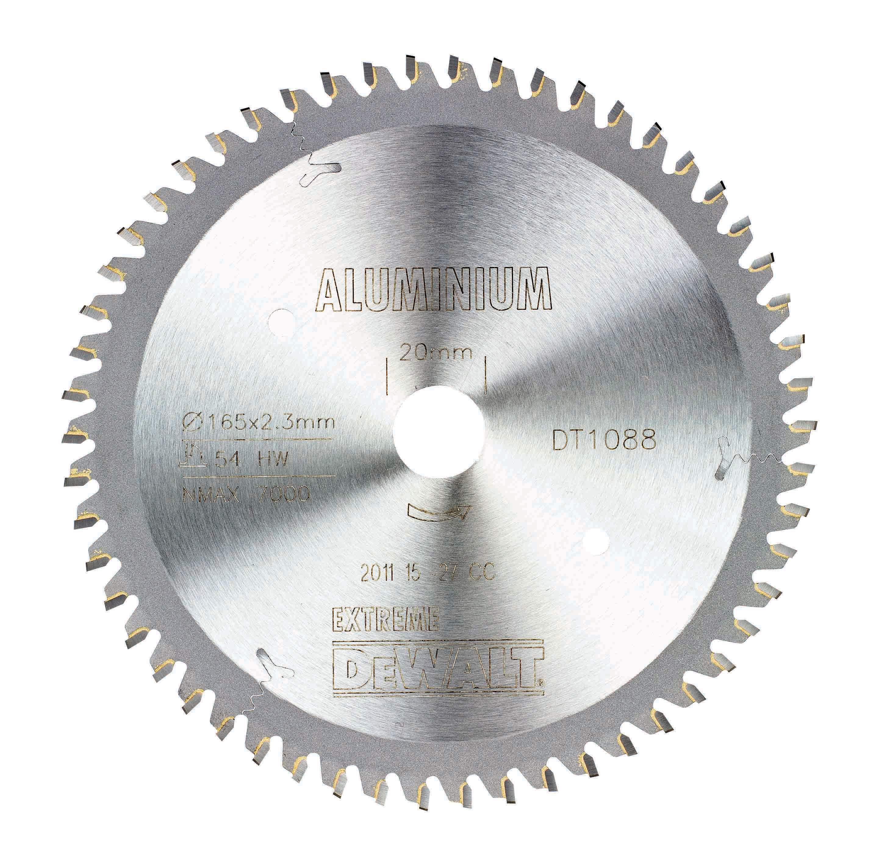 Produktbild DeWALT Kreissägeblatt 165/20mm 54TFZ für Tauchkreissägen