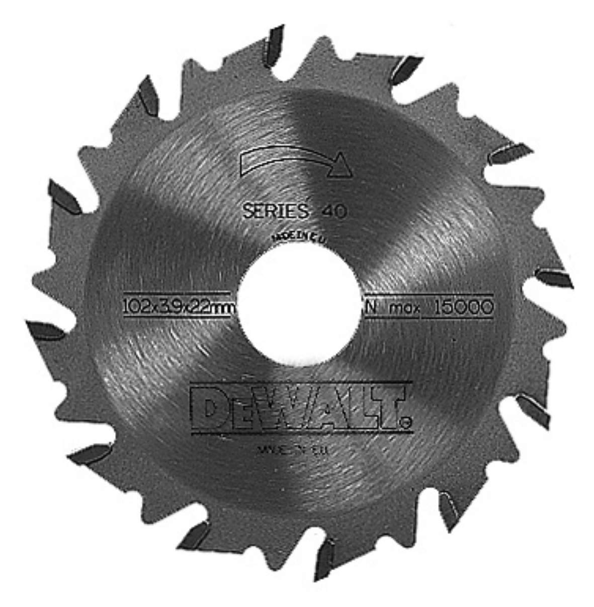 Produktbild DeWALT Nutfräser HM 102/22/4,0mm 12WZ