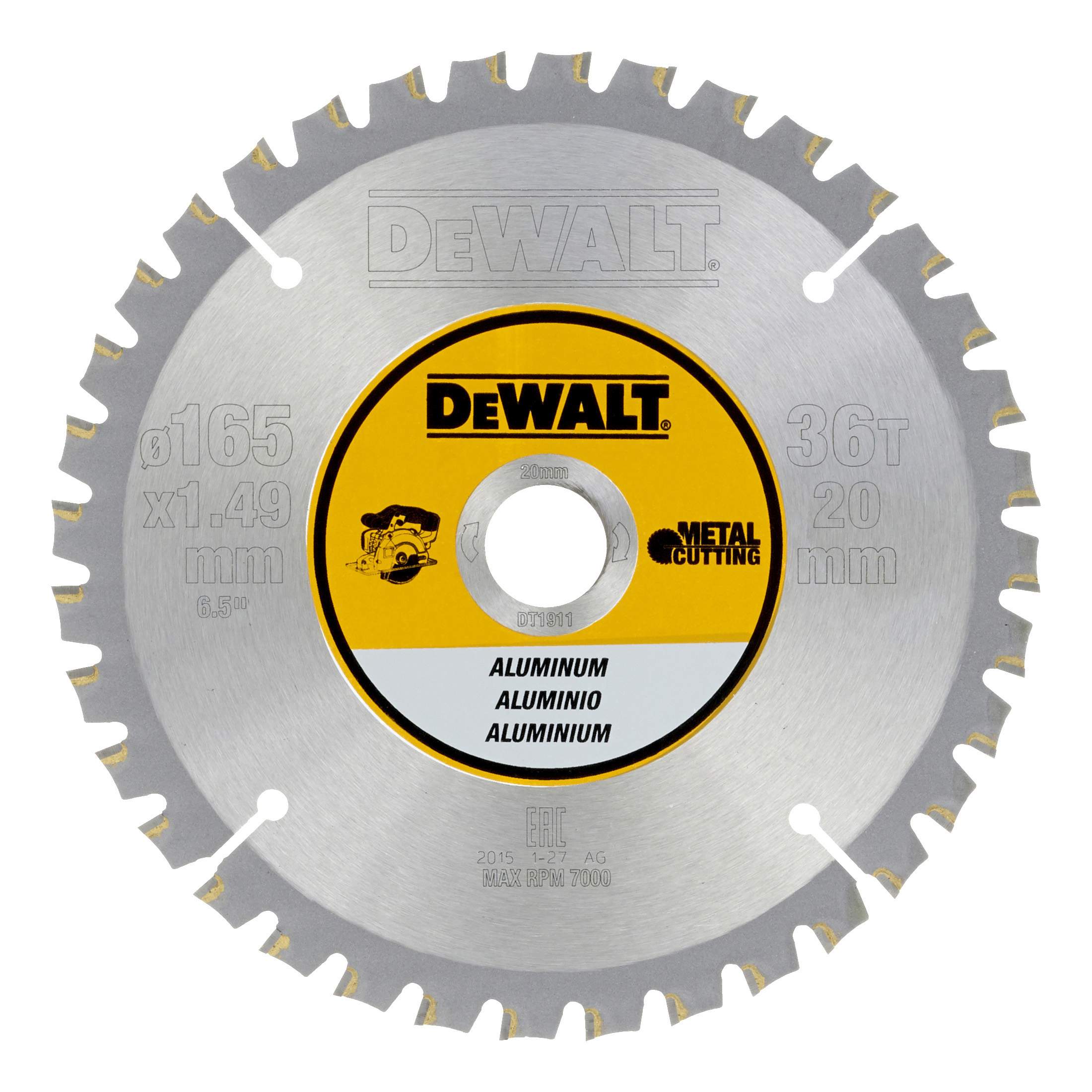 Produktbild DeWALT Kreissägeblatt für Akku Handkreissägen 165/20mm 36FZ