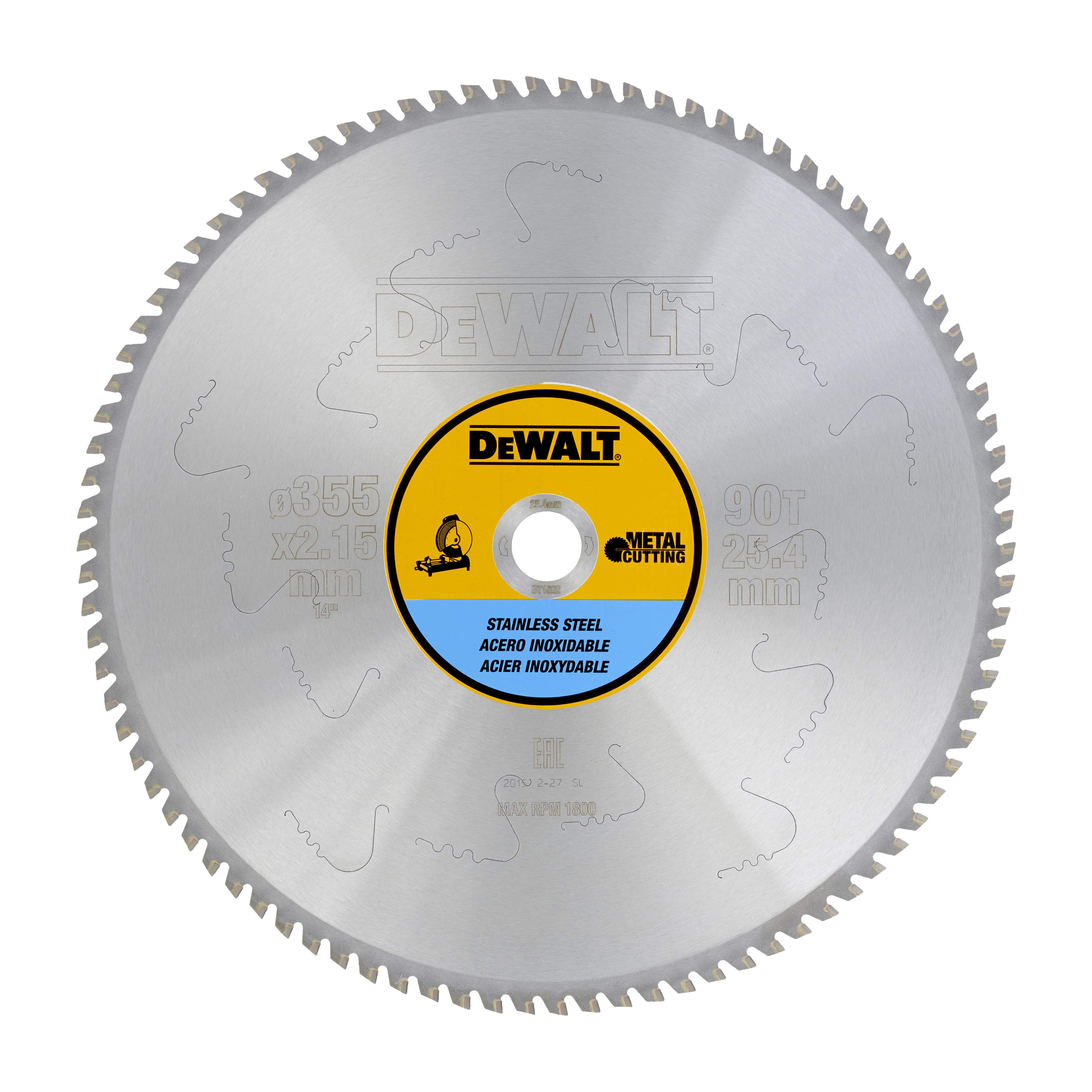 Produktbild DeWALT Kreissägeblatt für statinäre Sägen 355/25,4mm 90TFZ