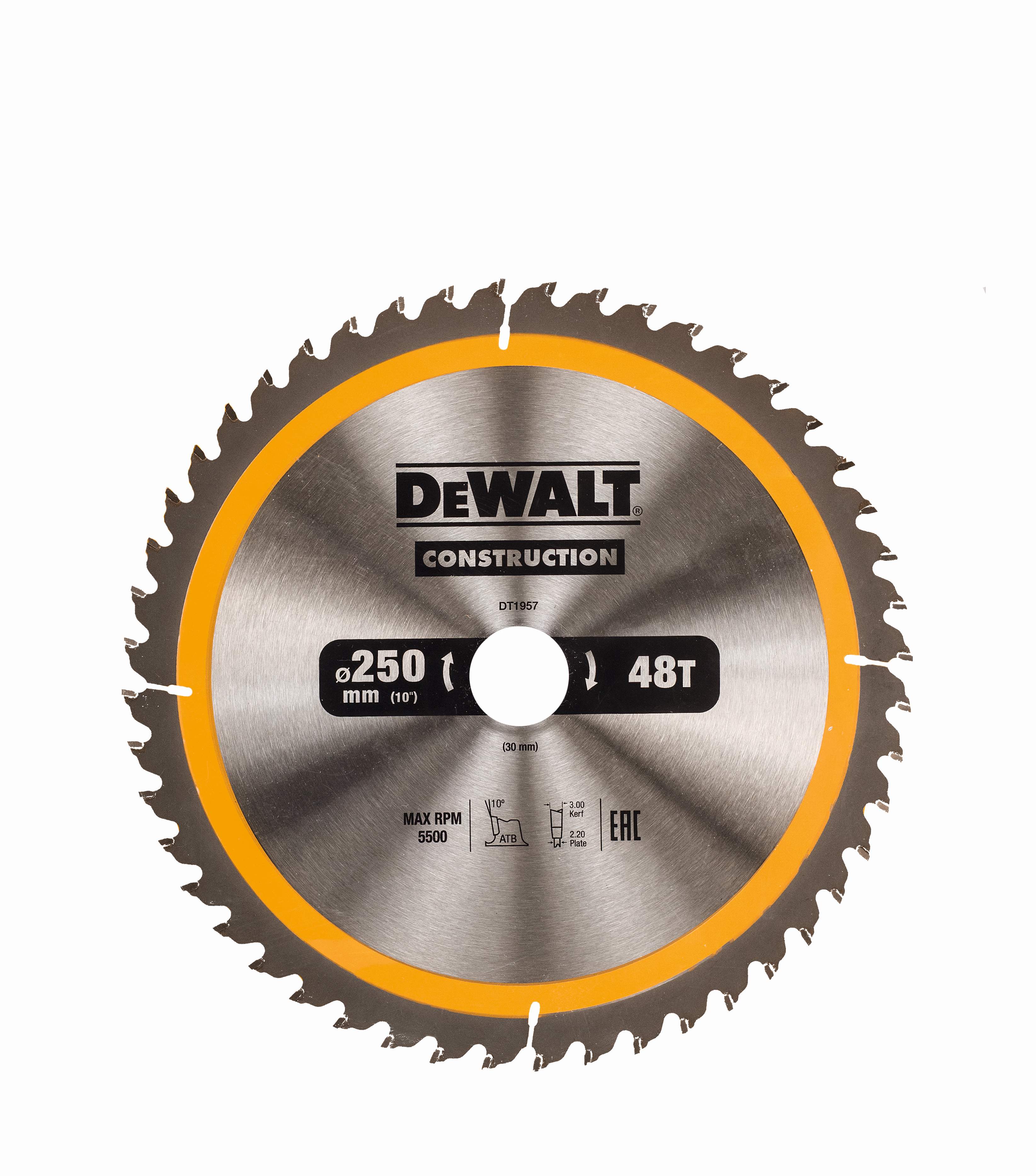 Produktbild DeWALT Kreissägeblatt für stationäre Sägen 250/30mm 48WZ