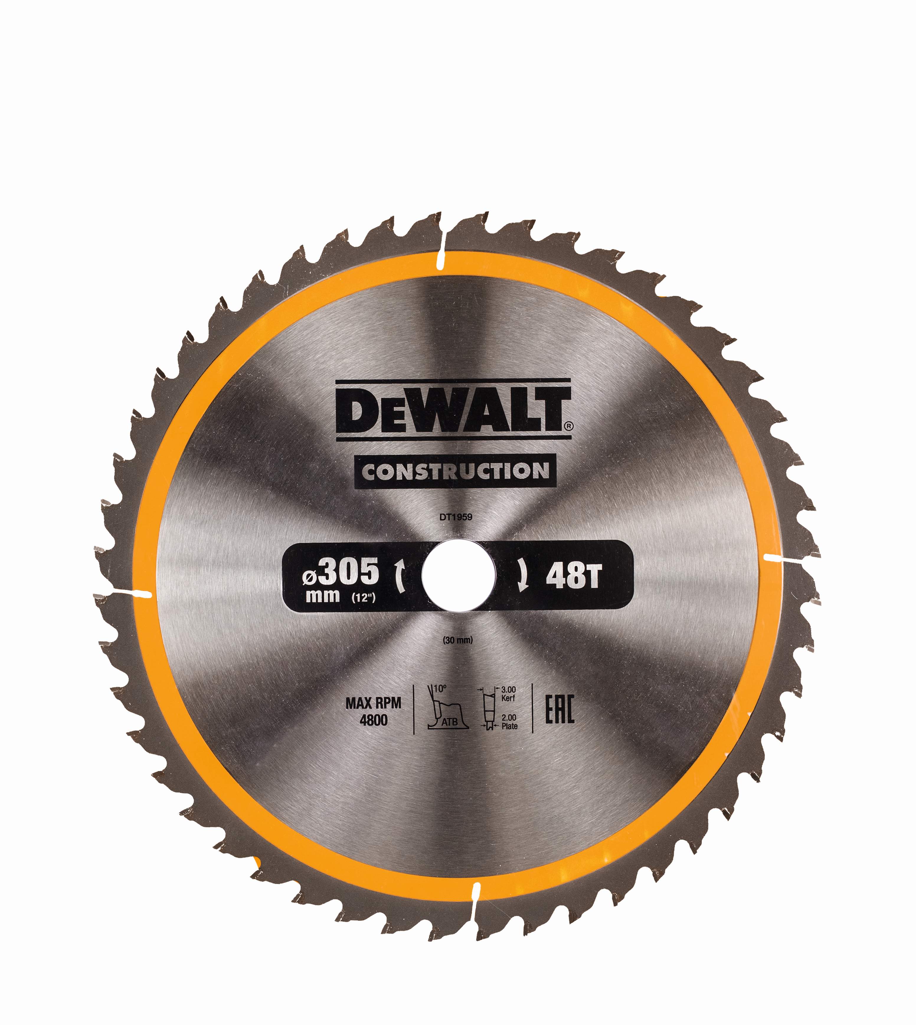 Produktbild DeWALT Kreissägeblatt für stationäre Sägen 305/30mm 48WZ