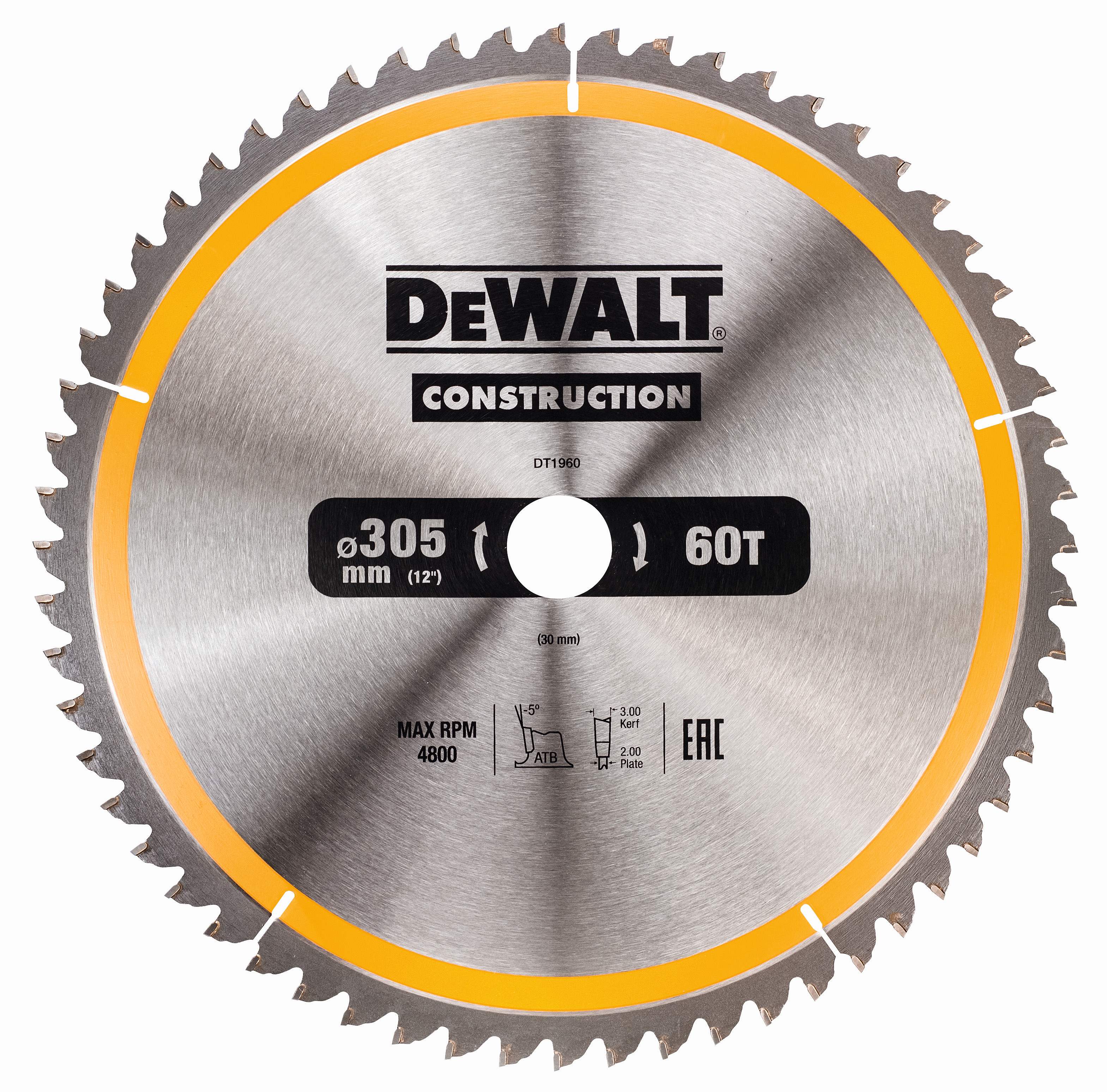 Produktbild DeWALT Kreissägeblatt 305/30mm 60WZ