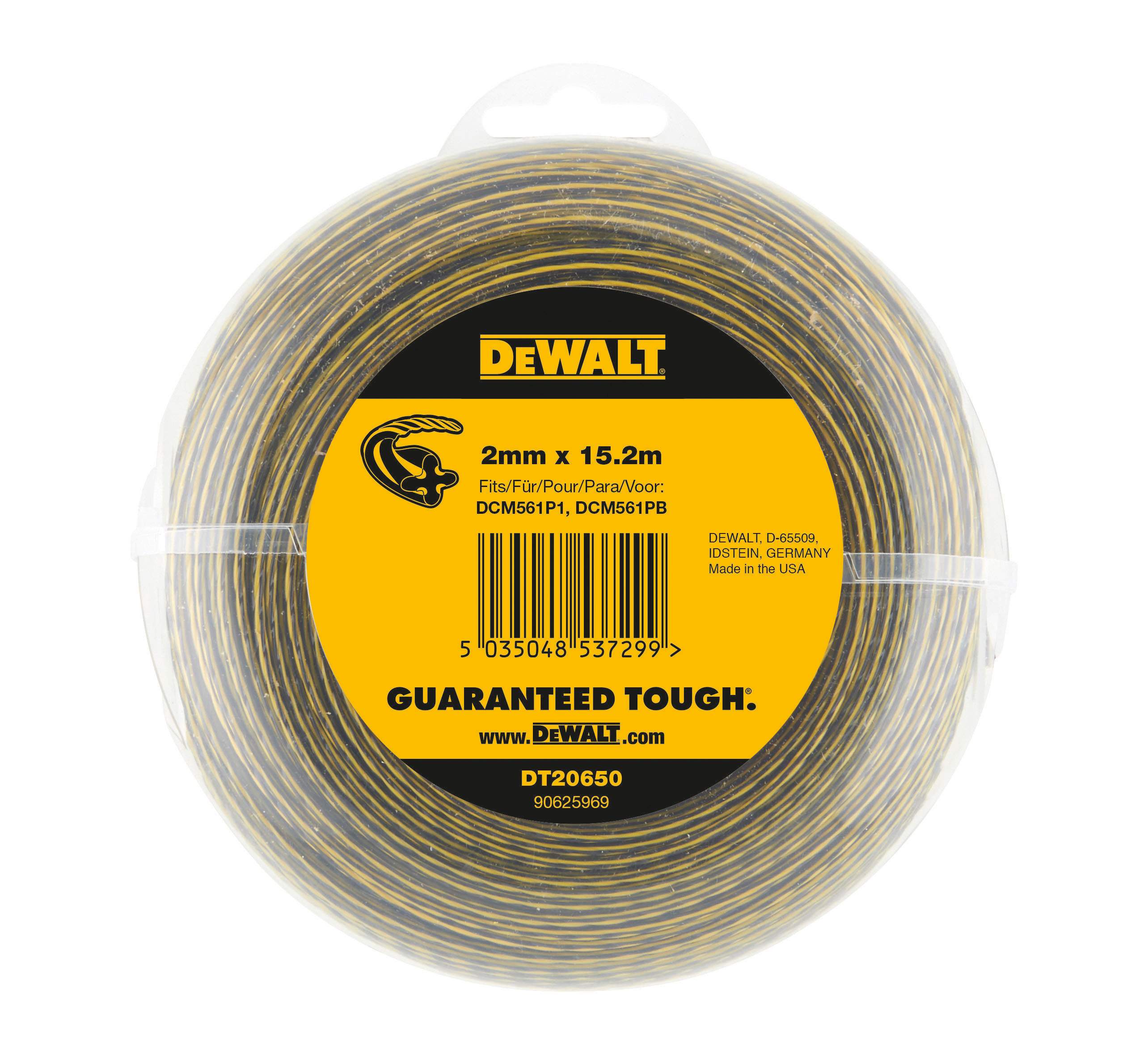 Produktbild DeWALT Trimmer-Faden 15,2m / 2,0 mm