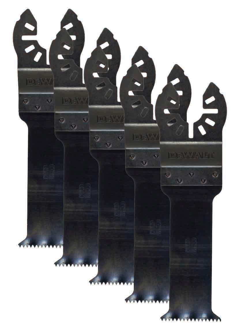 Produktbild DeWALT Multi-Tool Saegeblatt 67x30mm 5Stk