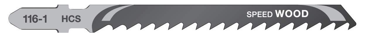 Produktbild DeWALT Stichsägeblatt ZT 4mm HCS Holz bis 60mm 5 Stück