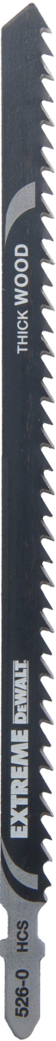 Produktbild DeWALT Stichsägeblatt HCS Holz bis 120mm 5Stk