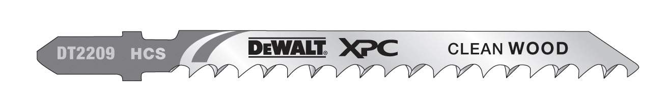 Produktbild DeWALT Stichsägeblatt 100-70-4.2mm HCS Holz bis 60mm 5 Stück