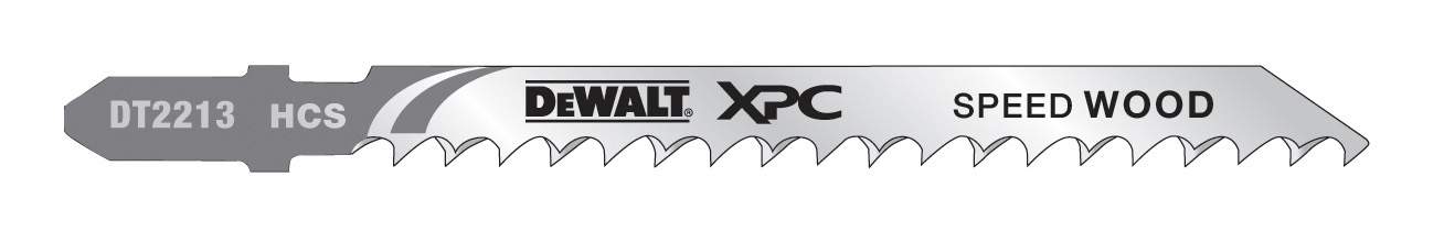 Produktbild DeWALT Stichsägeblatt HCS Holz bis 60mm 5 Stück