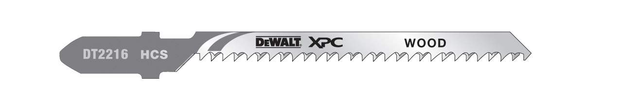 Produktbild DeWALT Stichsägeblatt HCS Laminat bis 15mm 5Stk