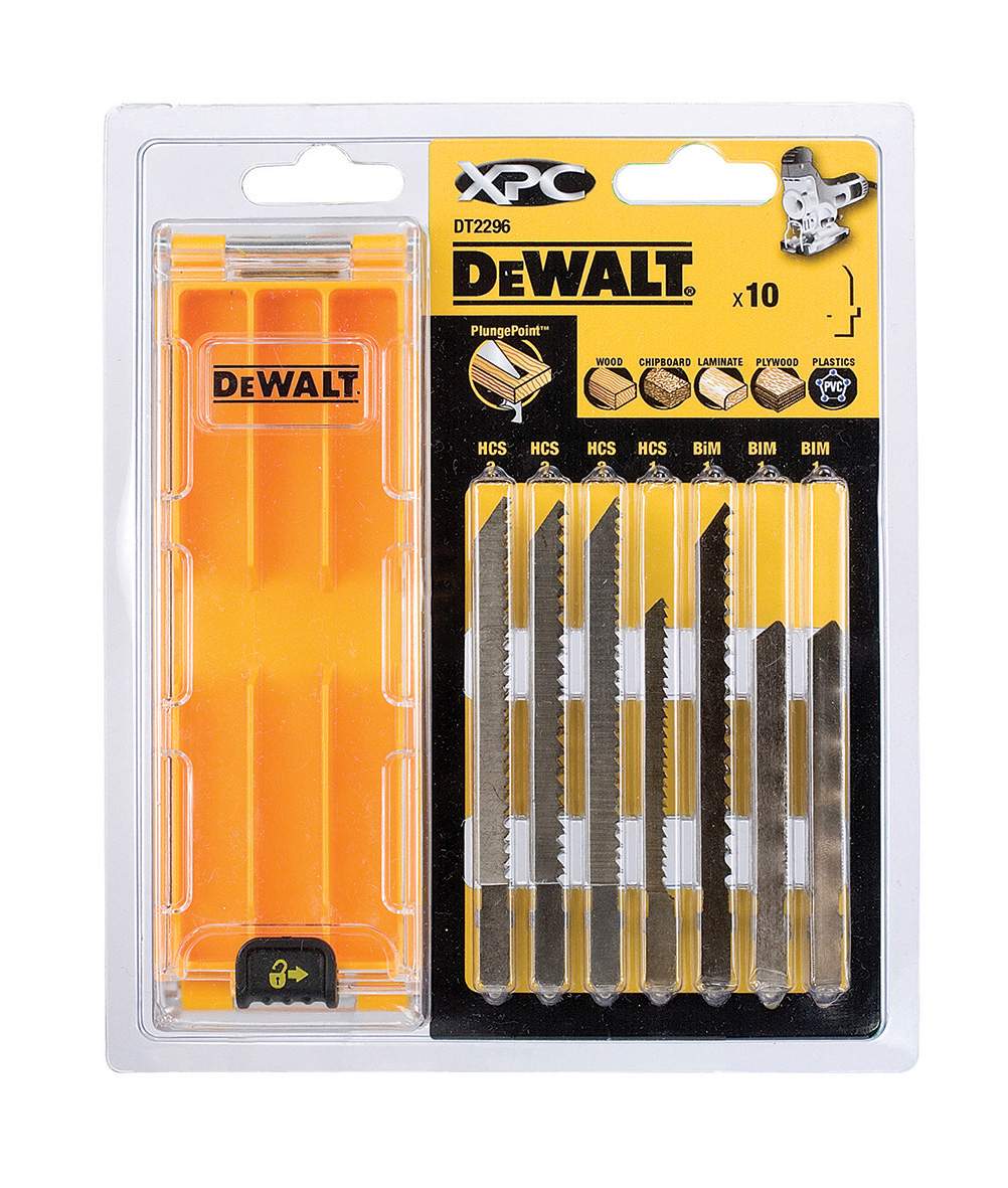Produktbild DeWALT Stichsaegeblaetter-Set 10-tlg.