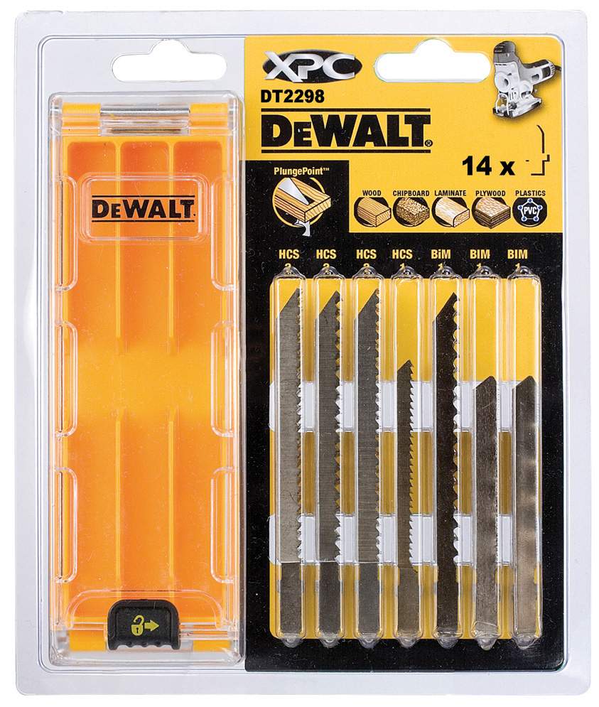 Produktbild DeWALT Stichsaegeblaetter-Set 14-tlg.