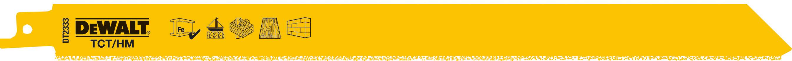 Produktbild DeWALT Säbelsägeblatt HM Multi 228mm
