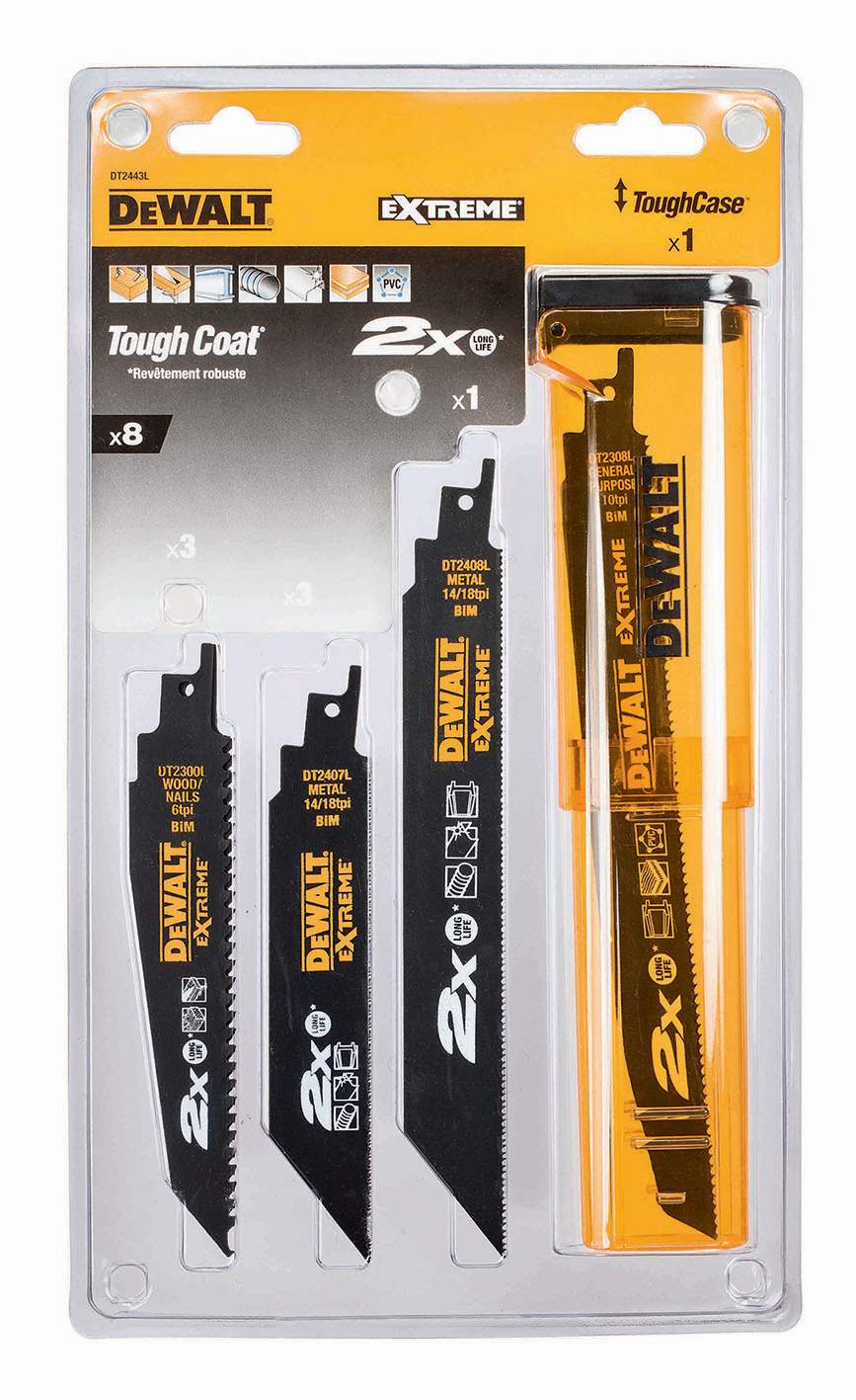 Produktbild DeWALT Saebelsaegeblatt-Set 8-tlg.