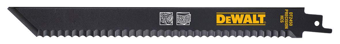 Produktbild DeWALT Säbelsägeblatt HCS Daemmst 225mm 2Stk