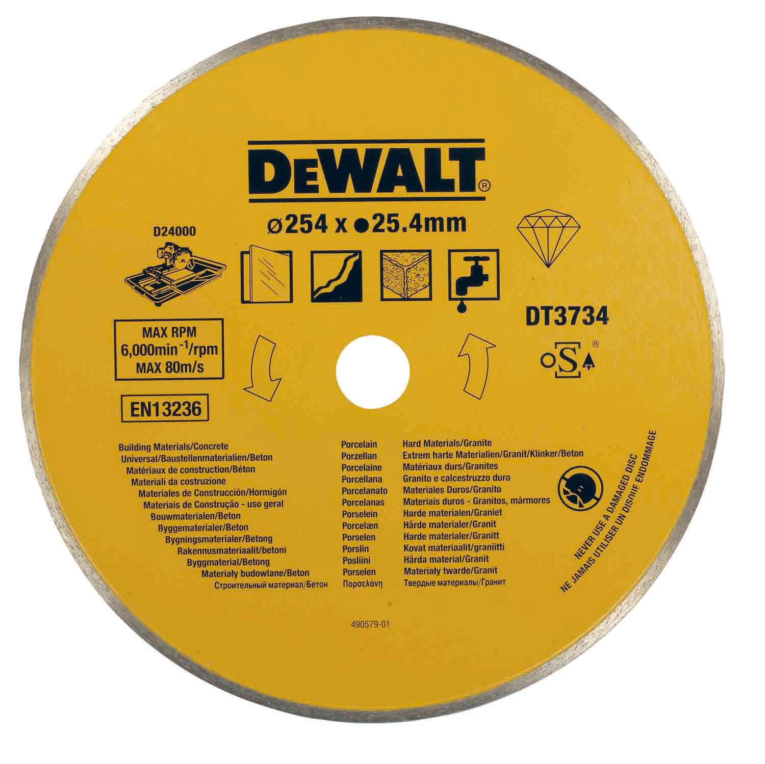 Produktbild DeWALT Diamanttrennscheibe Eco4 250mm für Stein
