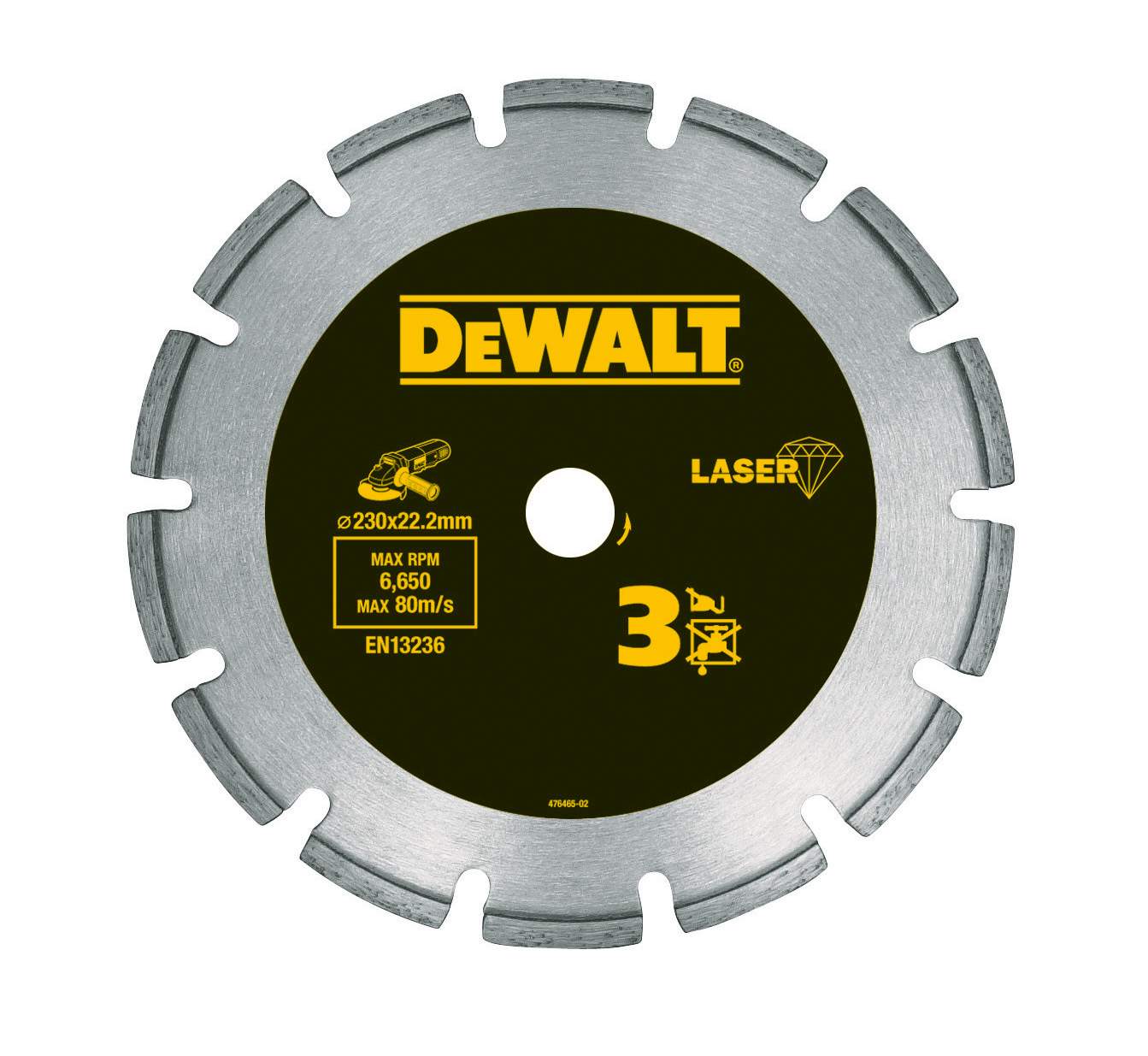 Produktbild DeWALT Diamanttrennscheibe LaserHP3 230mm