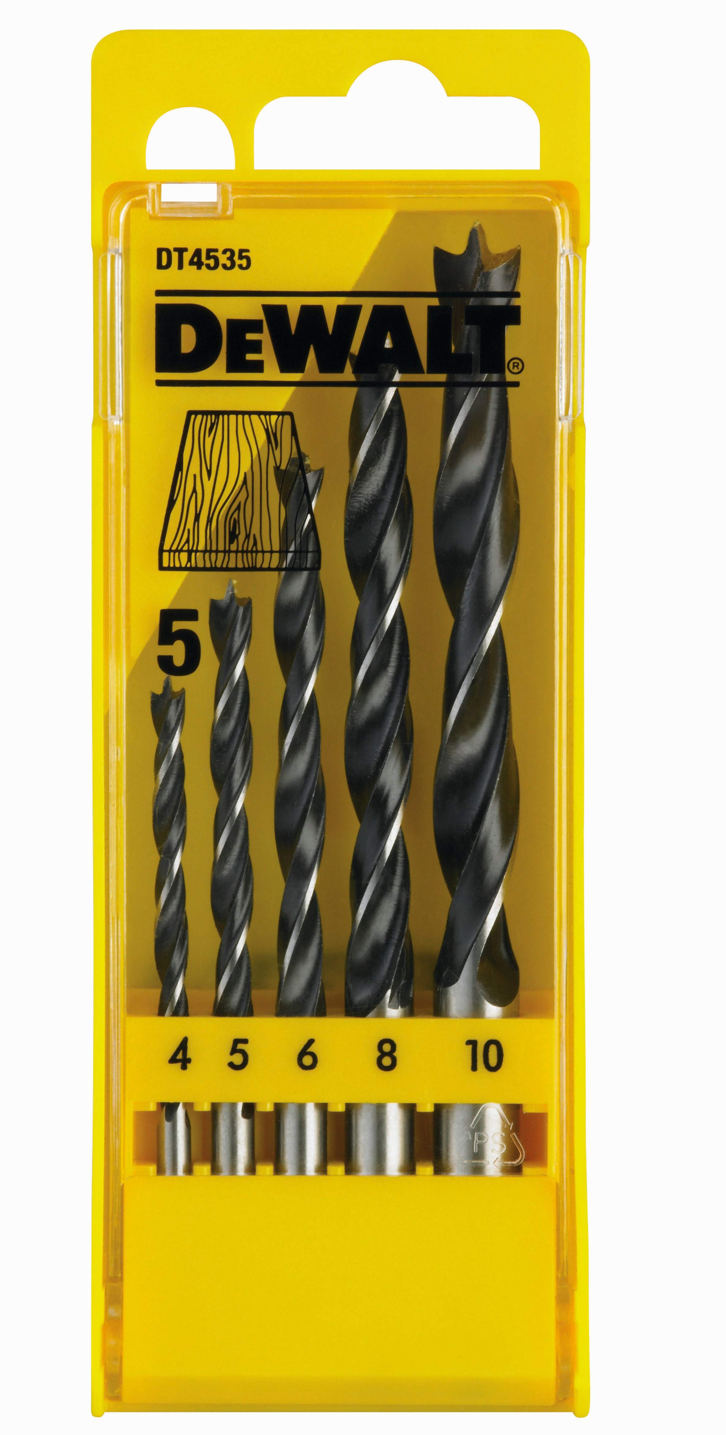 Produktbild DeWALT Holzspiralbohrer-Set 5-tlg.