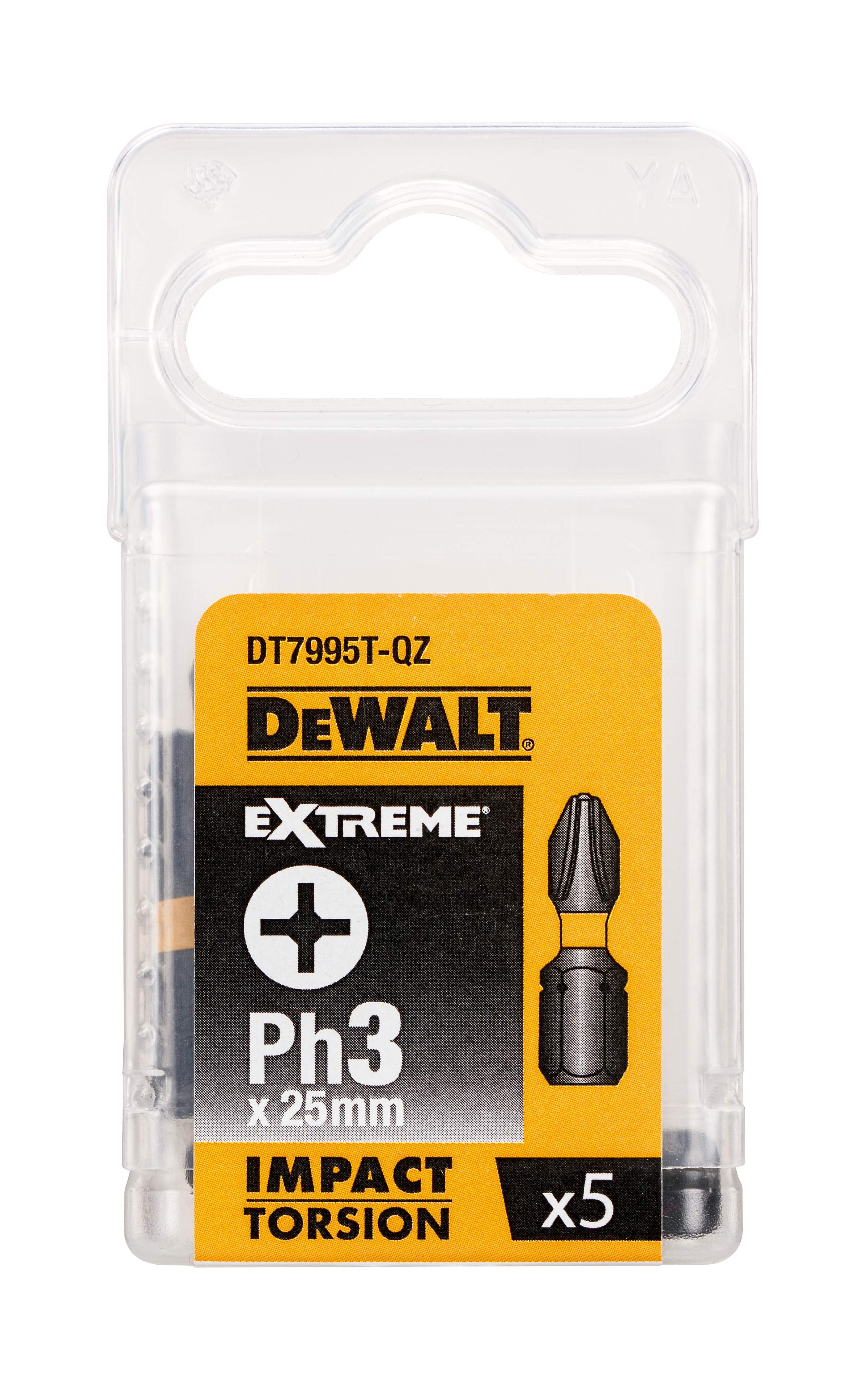Produktbild DeWALT Torsion Bit schlagf. Ph3 25mm 5Stk