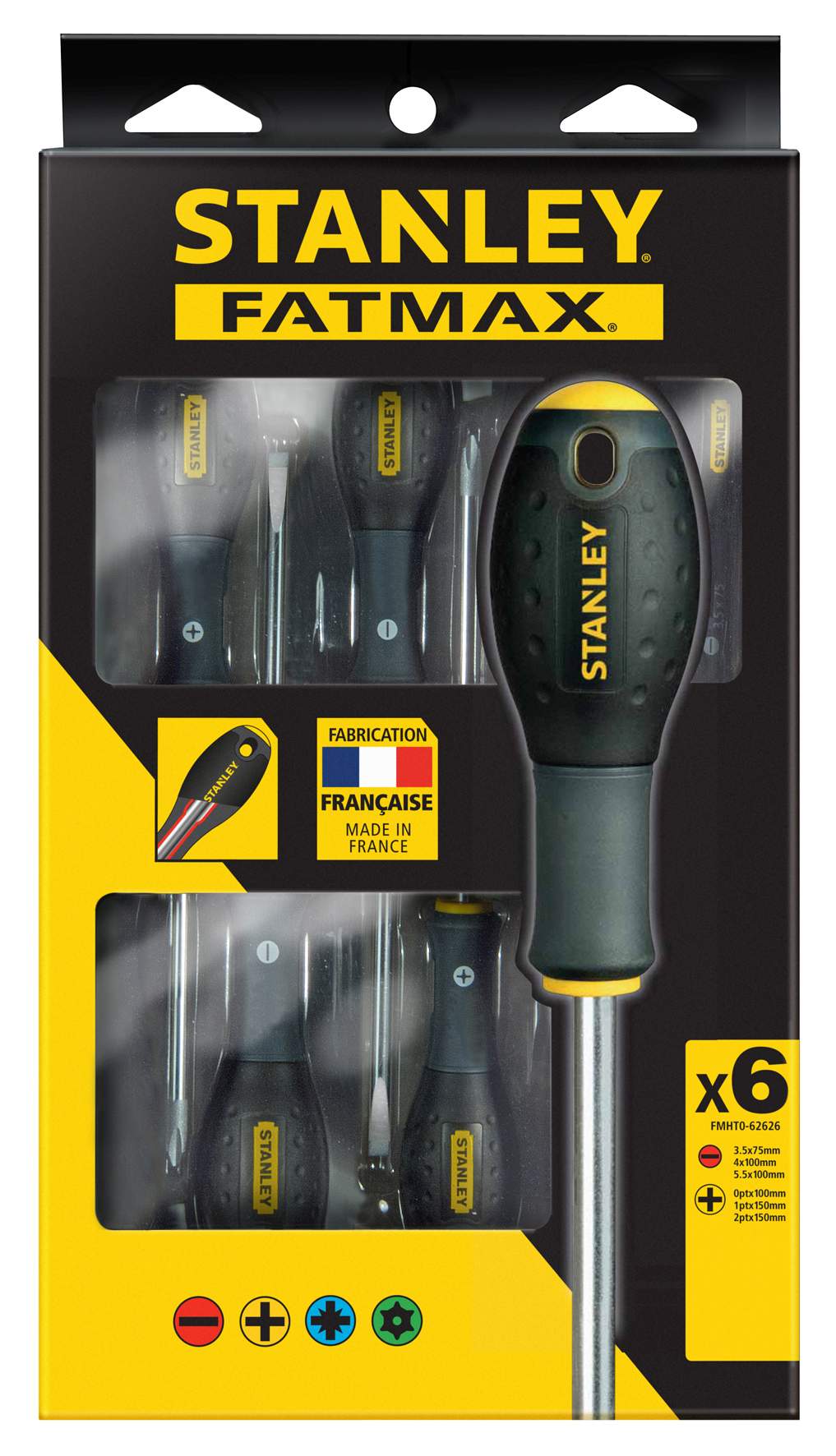 Produktbild Stanley FATMAX Schraubendreher-Set FatMax 6-tlg Par./PH