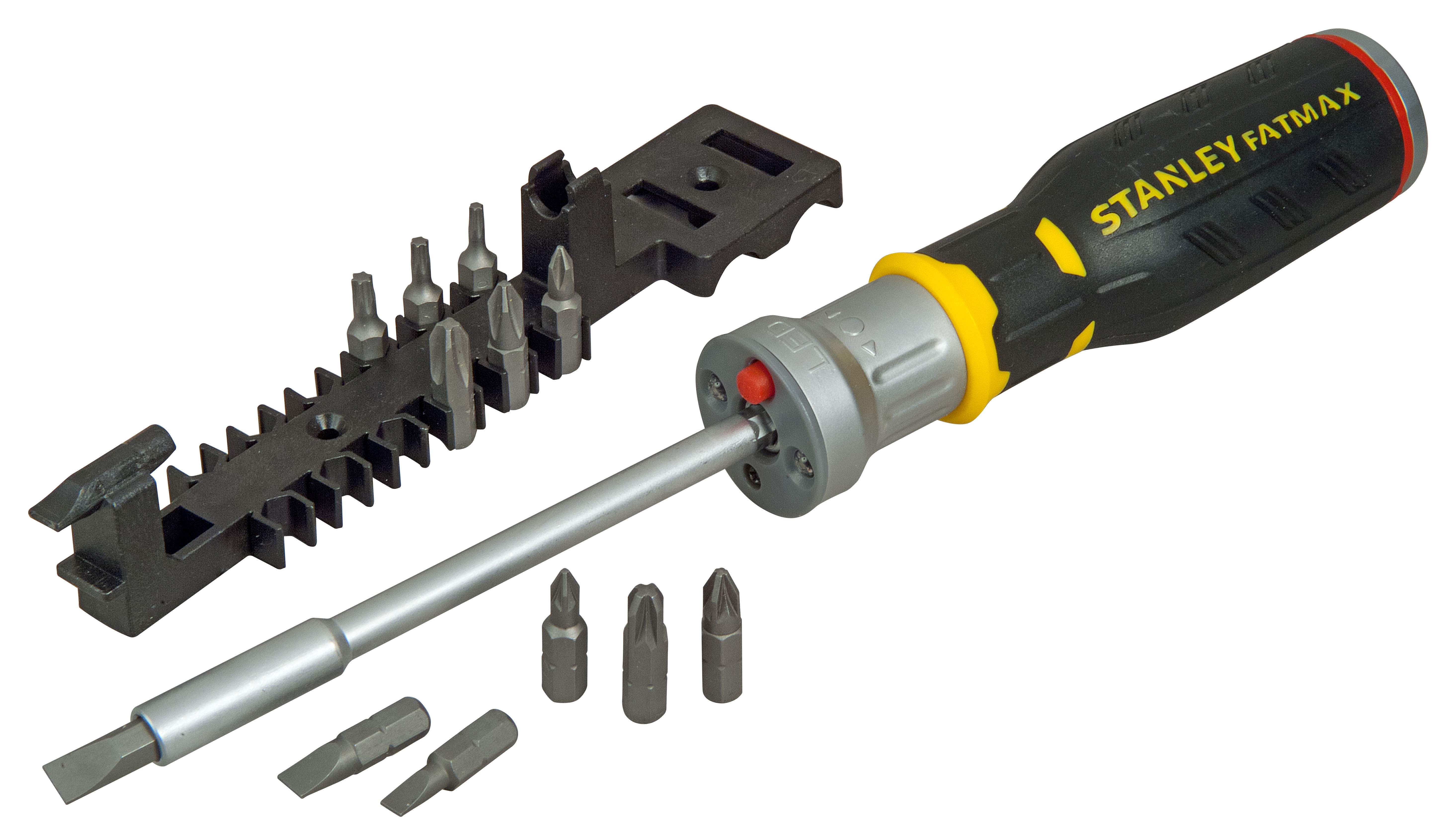 Produktbild Stanley Bit-Schraubendreher-Set FatMax m. 12 Bits u. LED