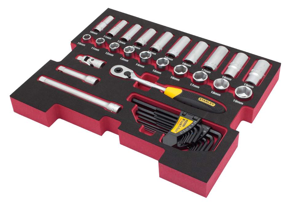 Produktbild Stanley TSTAK Einl. FM 10-tlg. Ringmaulschl-Set