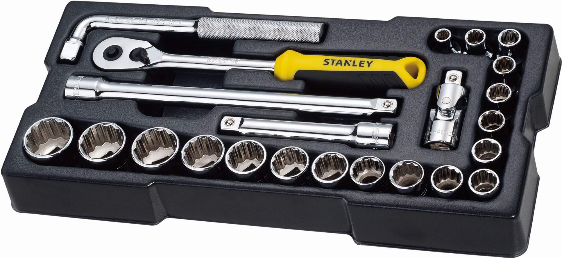 Produktbild Stanley Modul ½“ Steckschl. 12-K. + Zub, 23-tlg.